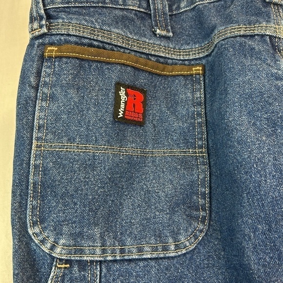 Wrangler Riggs Workwear Men’s Carpenter Utility Blue Jeans 42”x 30” - Picture 5 of 16